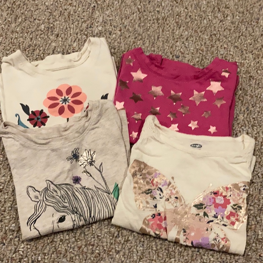Lot of four Size 4 T-shirt’s